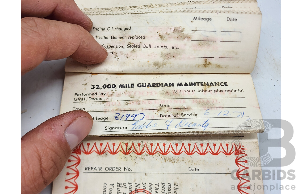 01/1968 Holden HR Premier 4d Sedan White 3.0L - "Barn Find" Project Car