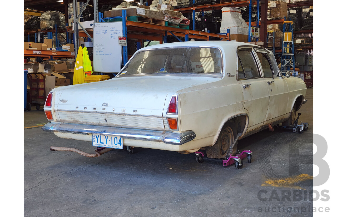 01/1968 Holden HR Premier 4d Sedan White 3.0L - "Barn Find" Project Car