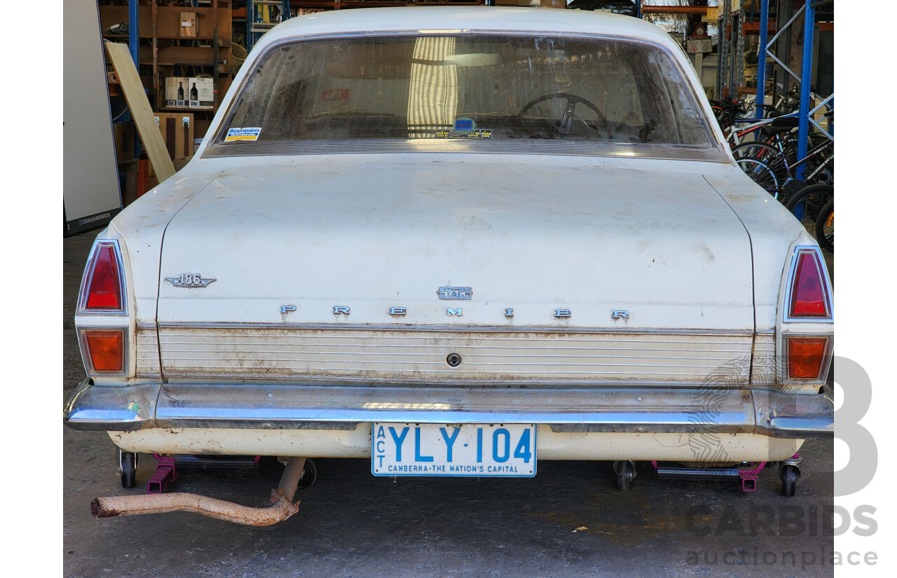 01/1968 Holden HR Premier 4d Sedan White 3.0L - "Barn Find" Project Car