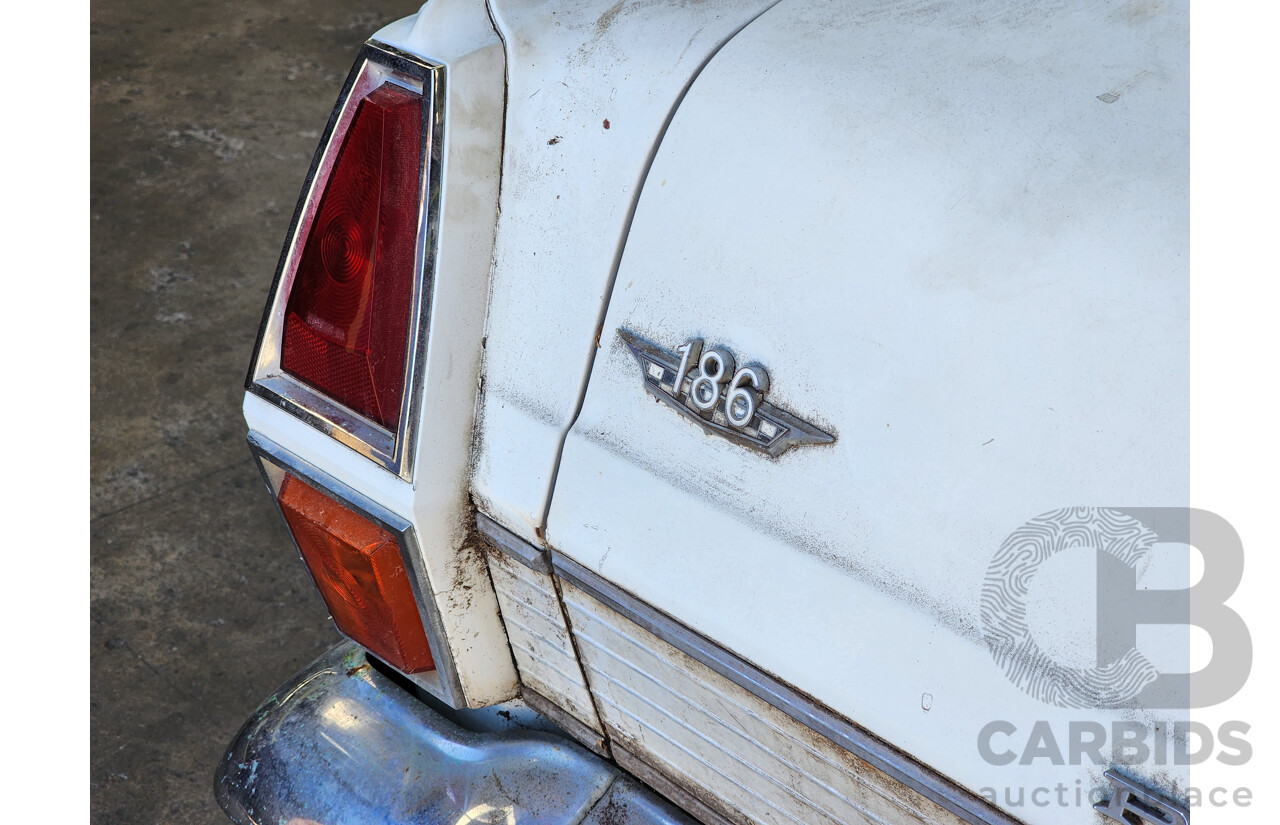 01/1968 Holden HR Premier 4d Sedan White 3.0L - "Barn Find" Project Car