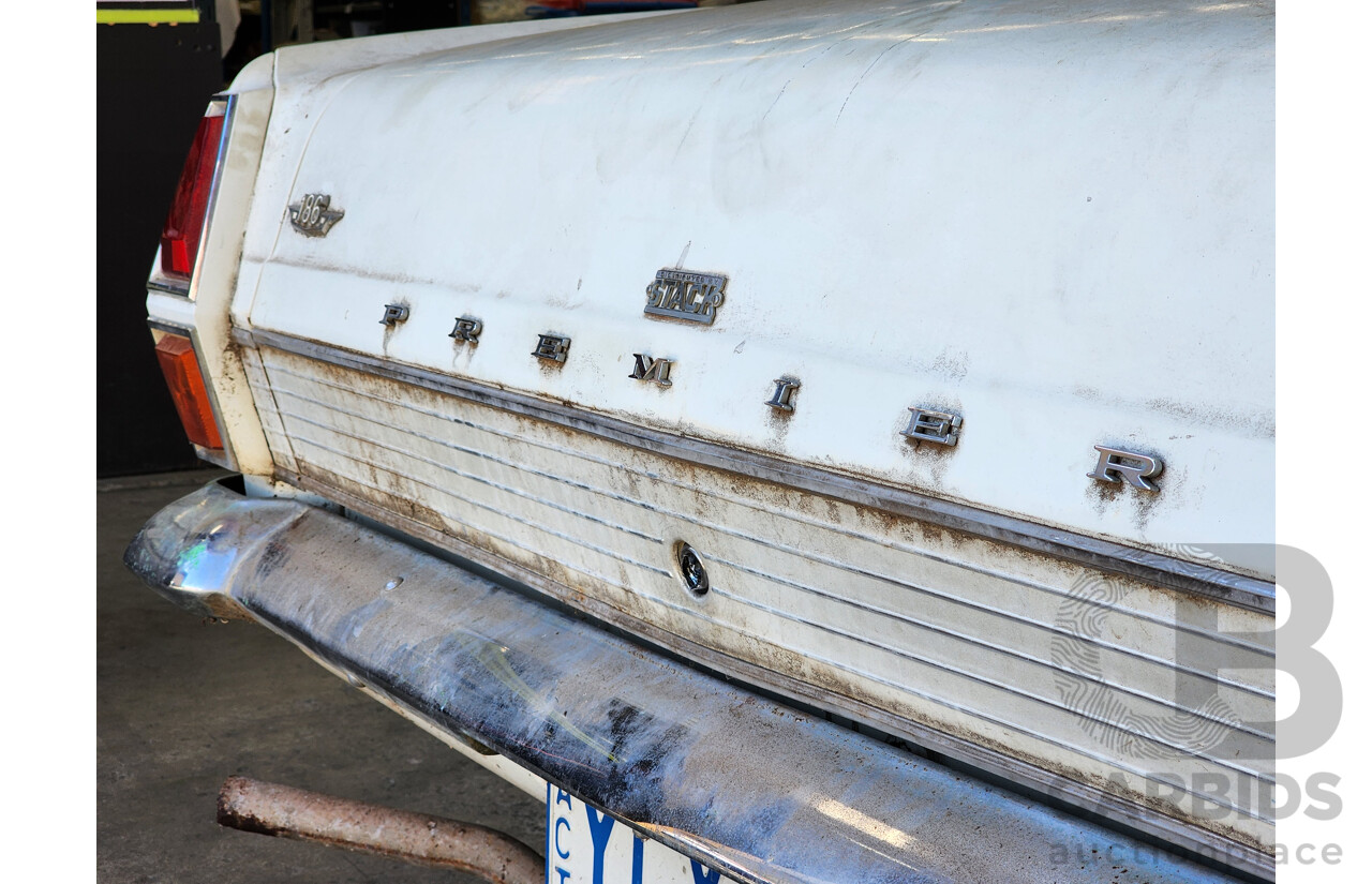 01/1968 Holden HR Premier 4d Sedan White 3.0L - "Barn Find" Project Car