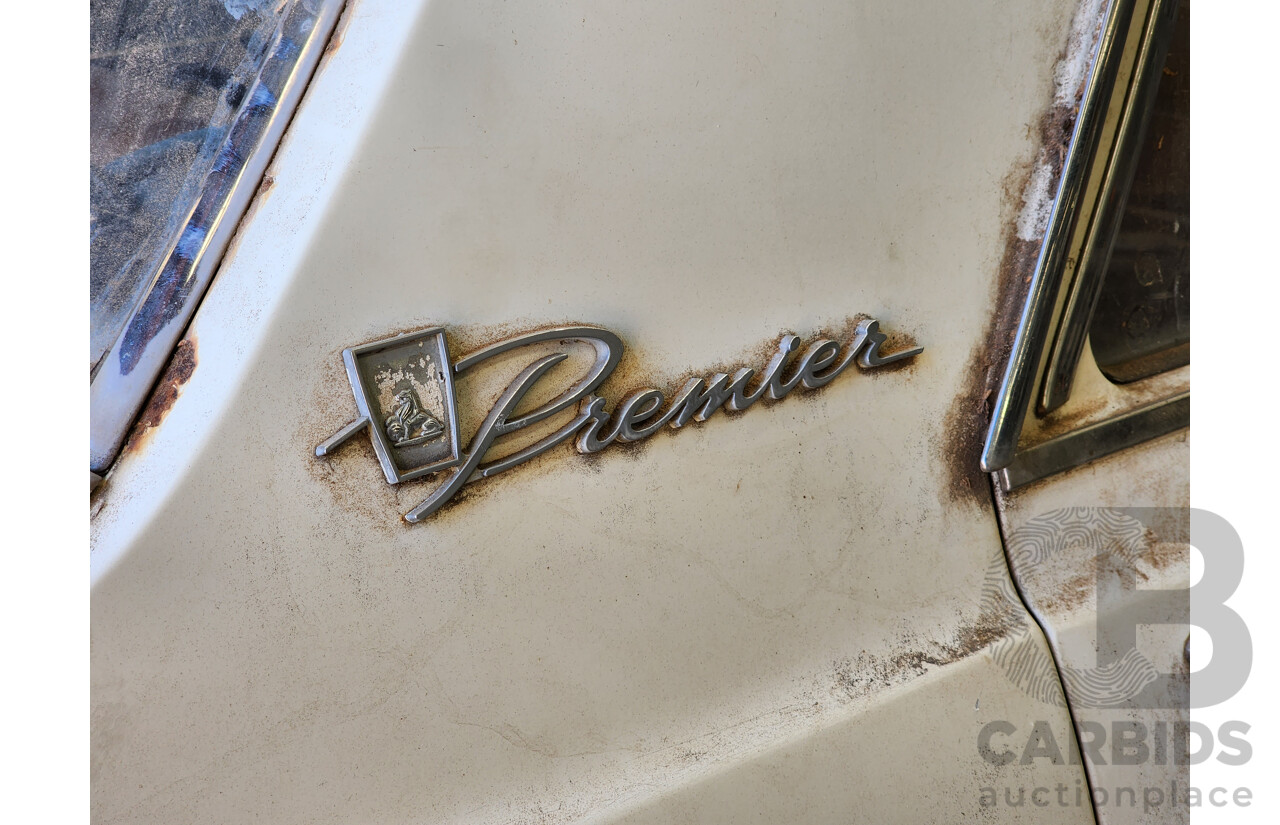 01/1968 Holden HR Premier 4d Sedan White 3.0L - "Barn Find" Project Car