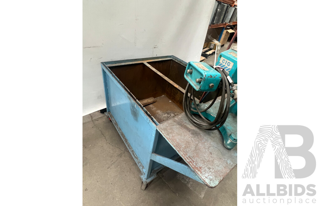 Tanka Engineering Works KT-350 240V Oxy Acetylene Shape Cutting Machine with Bin Attached