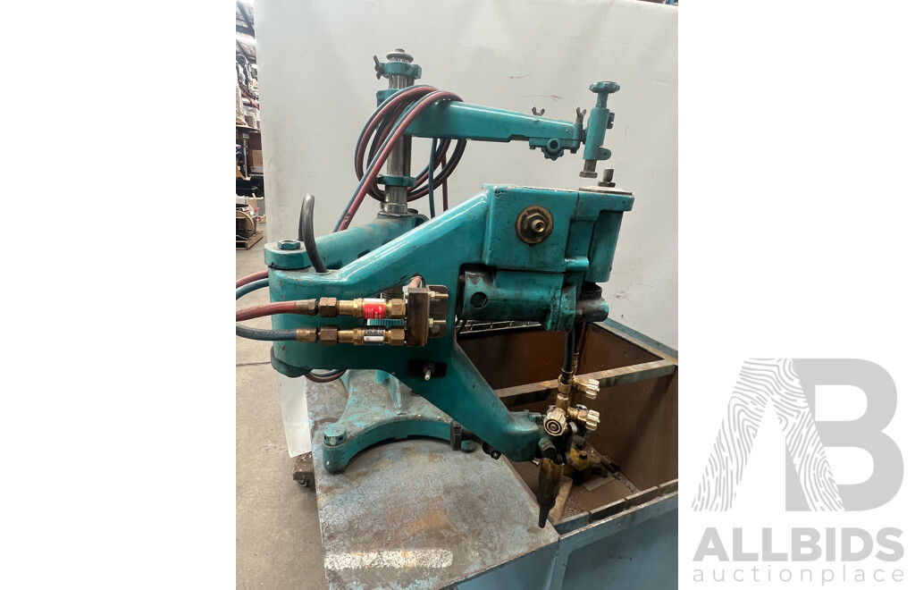Tanka Engineering Works KT-350 240V Oxy Acetylene Shape Cutting Machine with Bin Attached