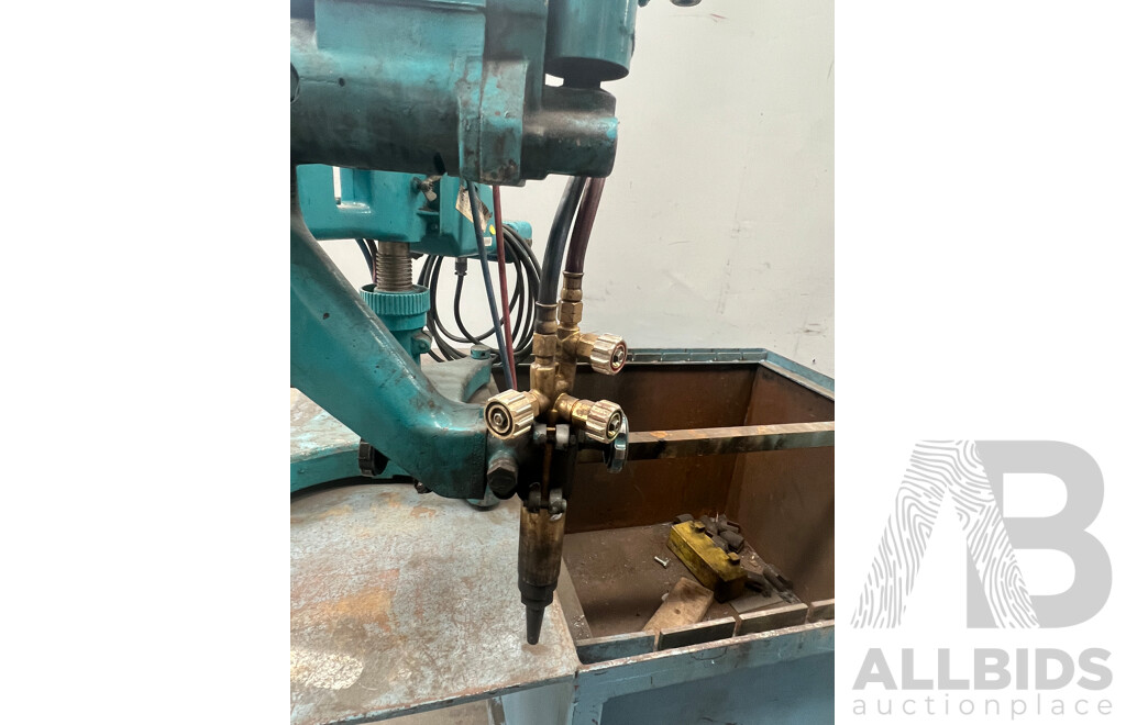 Tanka Engineering Works KT-350 240V Oxy Acetylene Shape Cutting Machine with Bin Attached