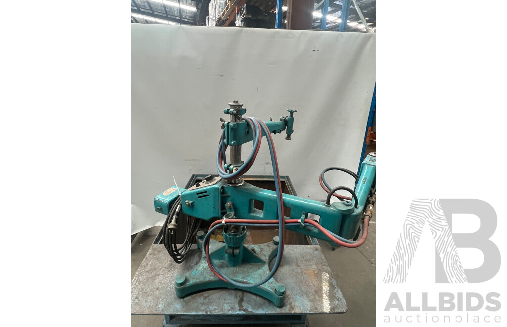 Tanka Engineering Works KT-350 240V Oxy Acetylene Shape Cutting Machine with Bin Attached