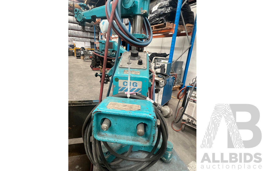 Tanka Engineering Works KT-350 240V Oxy Acetylene Shape Cutting Machine with Bin Attached