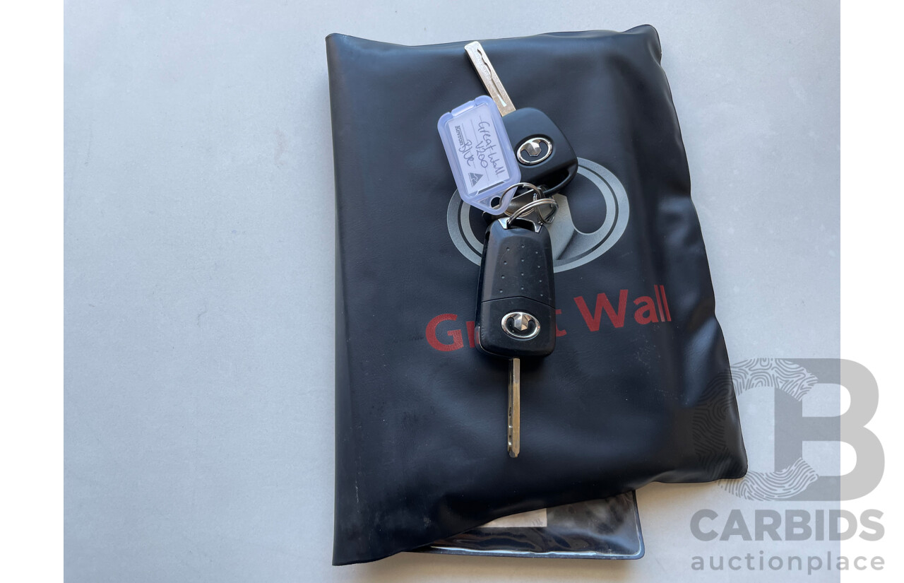 6/2013 Great Wall X200 (4x4) CC6461KY MY11 4d Wagon Blue 2.0L