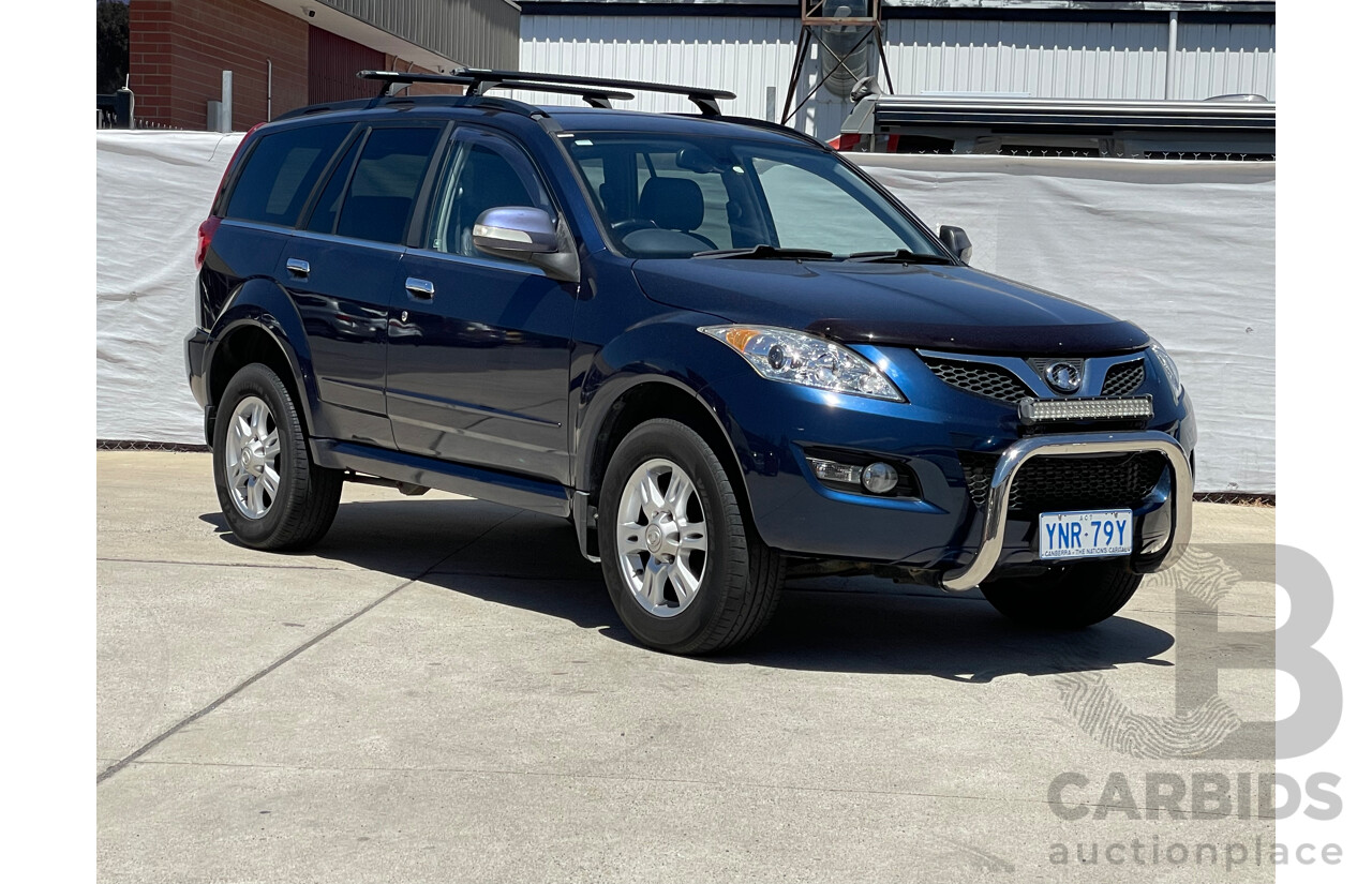 6/2013 Great Wall X200 (4x4) CC6461KY MY11 4d Wagon Blue 2.0L