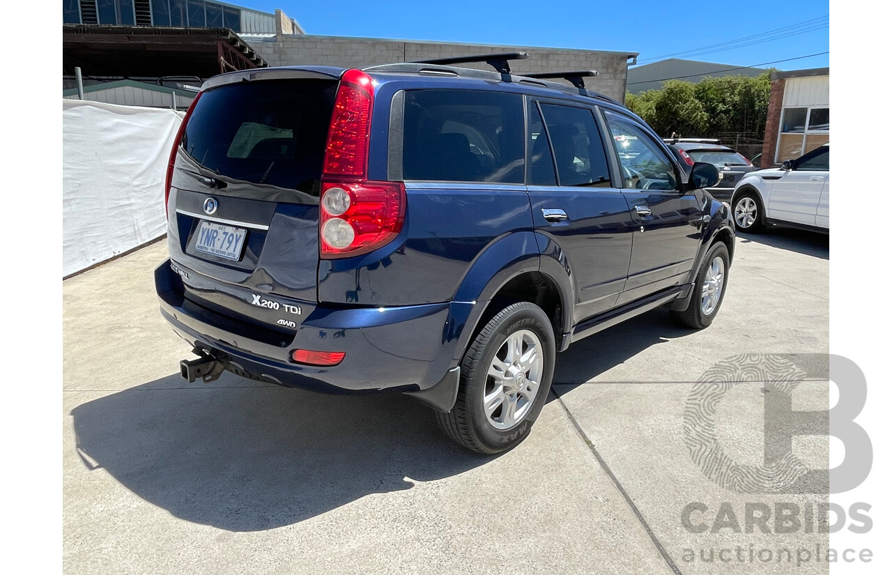 6/2013 Great Wall X200 (4x4) CC6461KY MY11 4d Wagon Blue 2.0L