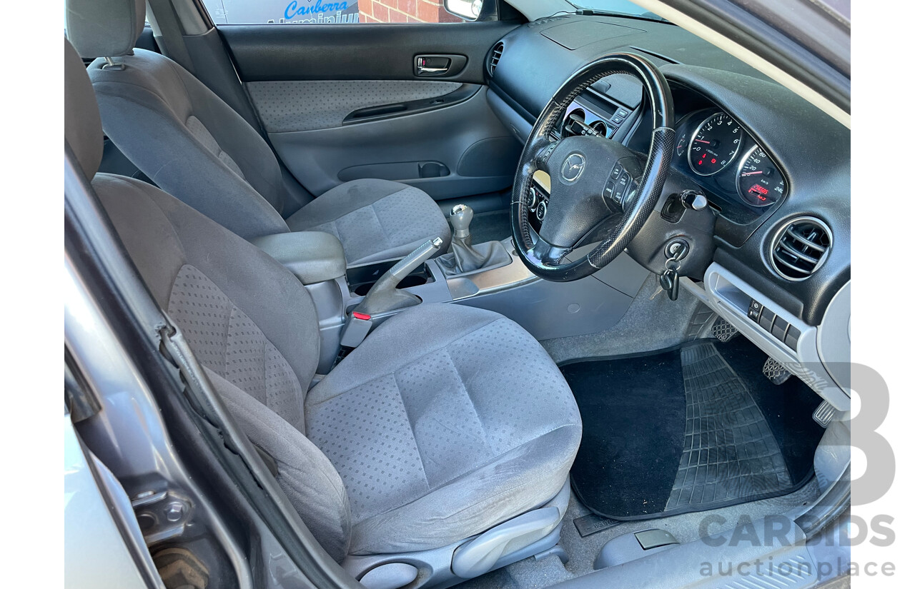 6/2005 Mazda Mazda6 Classic GG 5d Hatchback Grey 2.3L
