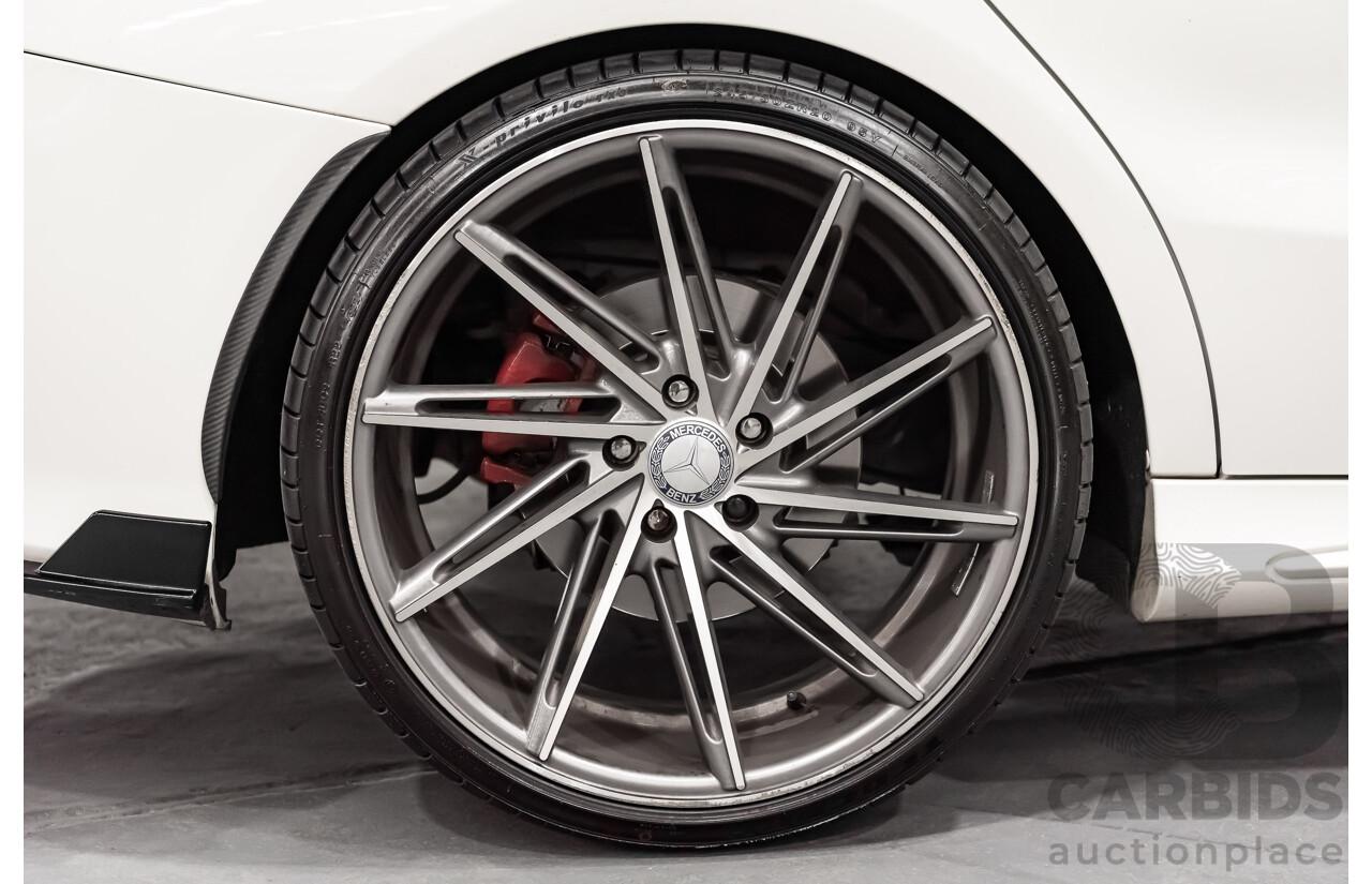 6/2017 Mercedes Benz CLA250 Sport AMG Line 4matic (AWD) W117 MY17 4d Coupe Polar White Turbo 2.0L