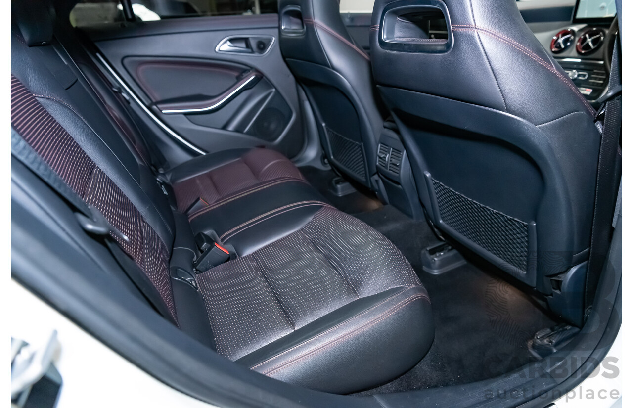 6/2017 Mercedes Benz CLA250 Sport AMG Line 4matic (AWD) W117 MY17 4d Coupe Polar White Turbo 2.0L