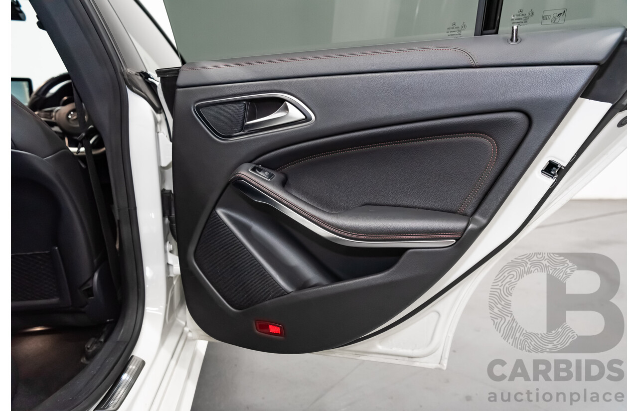 6/2017 Mercedes Benz CLA250 Sport AMG Line 4matic (AWD) W117 MY17 4d Coupe Polar White Turbo 2.0L