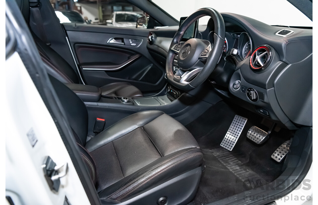 6/2017 Mercedes Benz CLA250 Sport AMG Line 4matic (AWD) W117 MY17 4d Coupe Polar White Turbo 2.0L