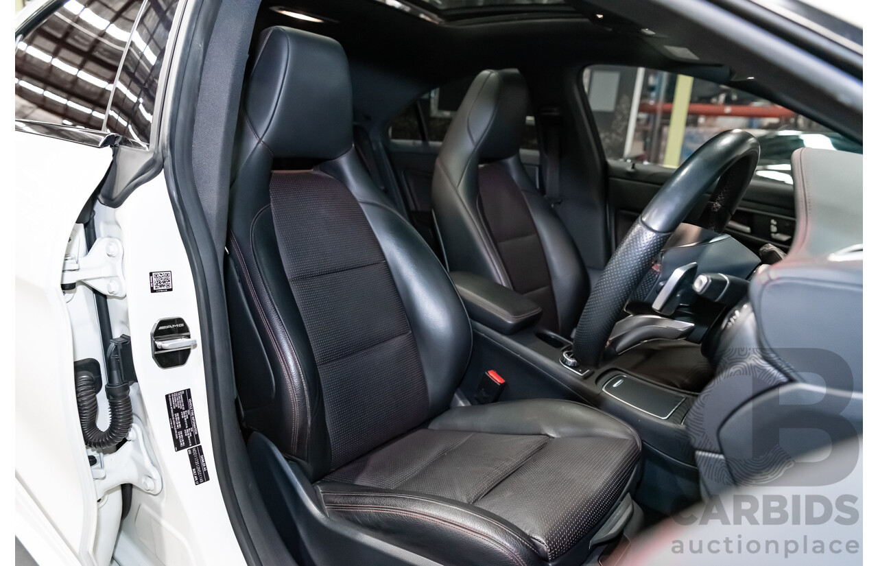 6/2017 Mercedes Benz CLA250 Sport AMG Line 4matic (AWD) W117 MY17 4d Coupe Polar White Turbo 2.0L