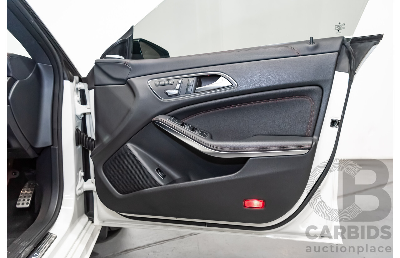 6/2017 Mercedes Benz CLA250 Sport AMG Line 4matic (AWD) W117 MY17 4d Coupe Polar White Turbo 2.0L