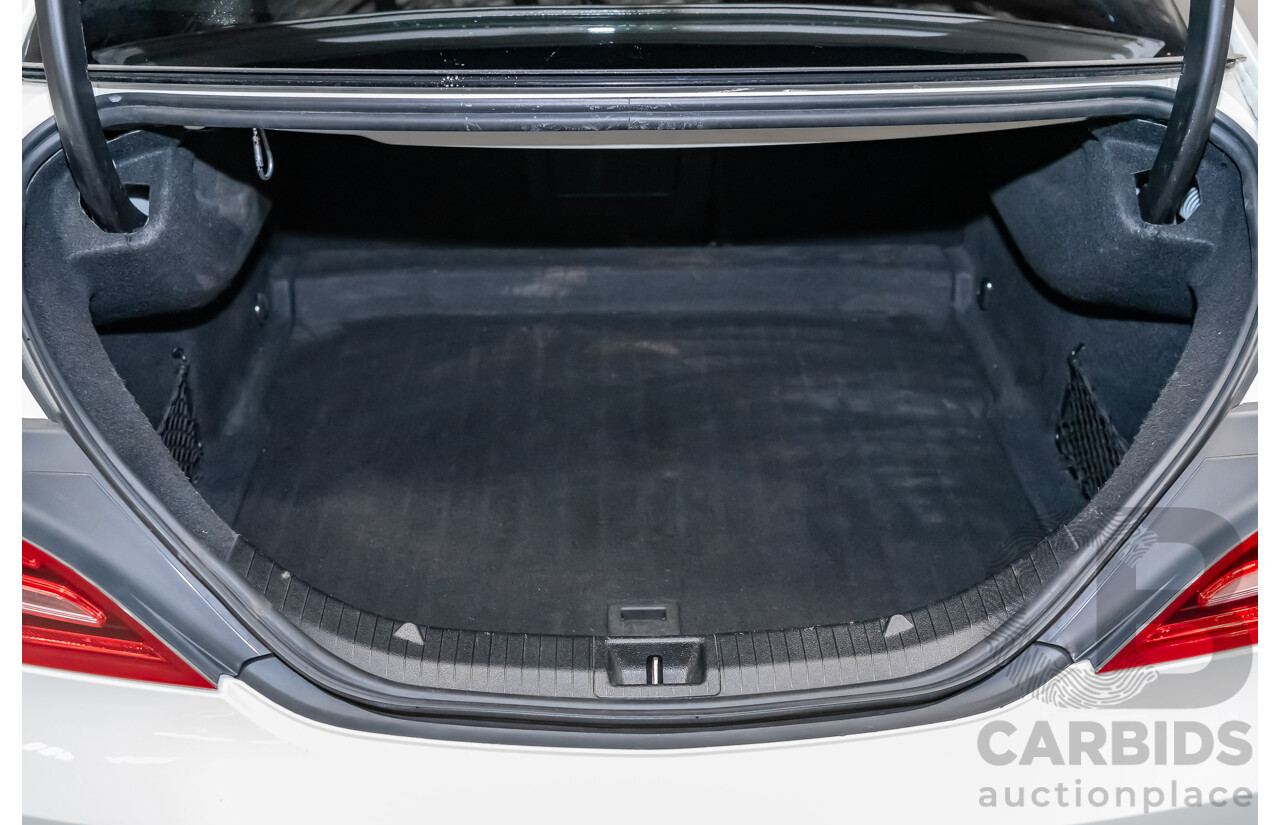 6/2017 Mercedes Benz CLA250 Sport AMG Line 4matic (AWD) W117 MY17 4d Coupe Polar White Turbo 2.0L