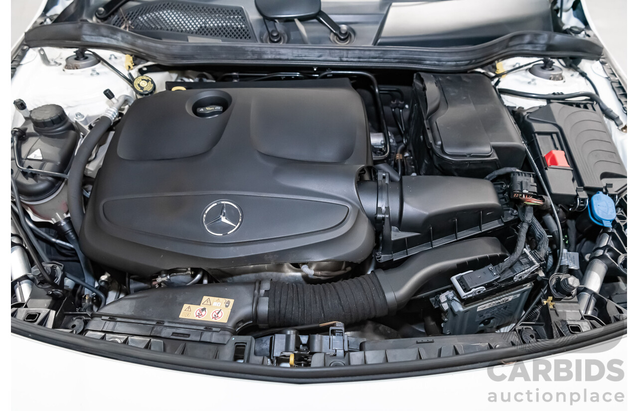 6/2017 Mercedes Benz CLA250 Sport AMG Line 4matic (AWD) W117 MY17 4d Coupe Polar White Turbo 2.0L