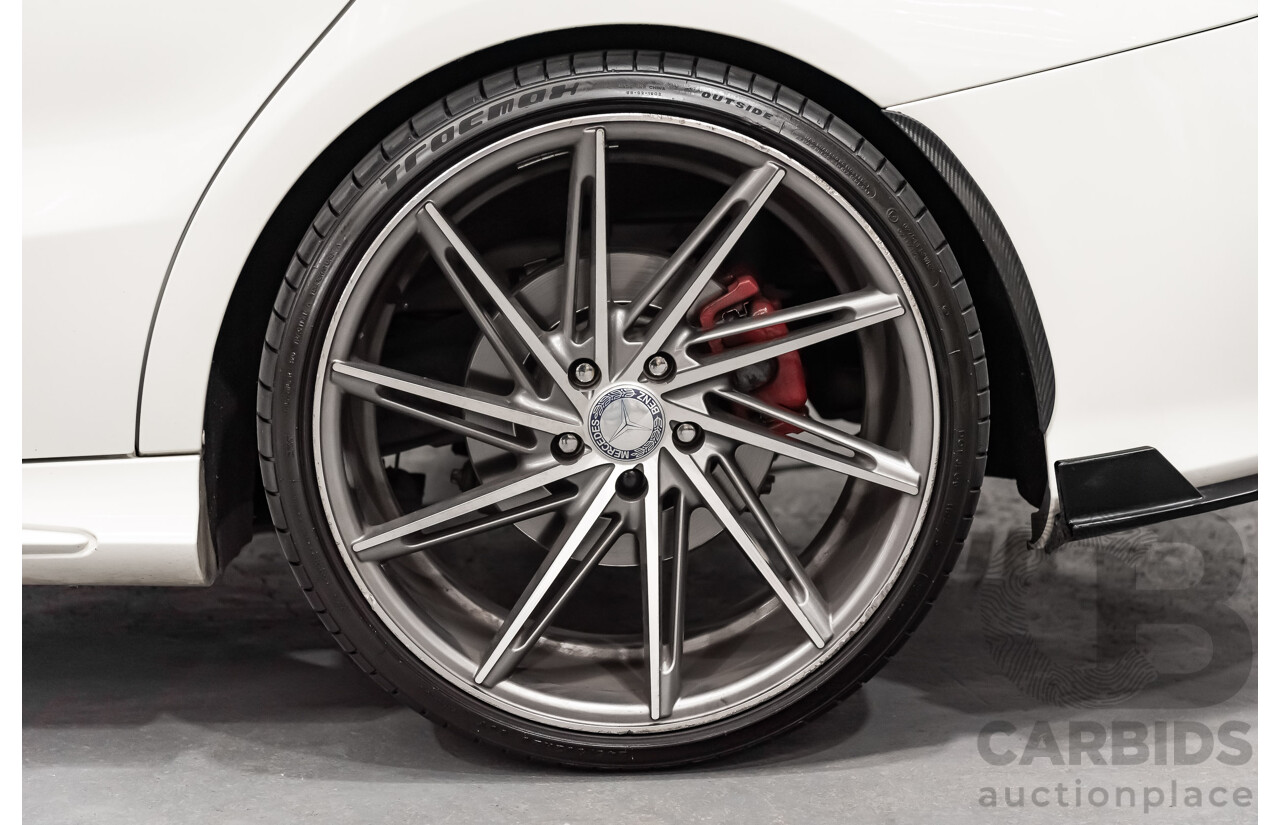 6/2017 Mercedes Benz CLA250 Sport AMG Line 4matic (AWD) W117 MY17 4d Coupe Polar White Turbo 2.0L