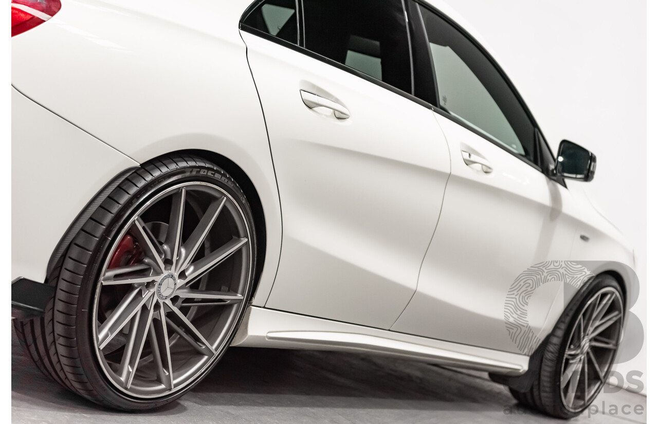 6/2017 Mercedes Benz CLA250 Sport AMG Line 4matic (AWD) W117 MY17 4d Coupe Polar White Turbo 2.0L