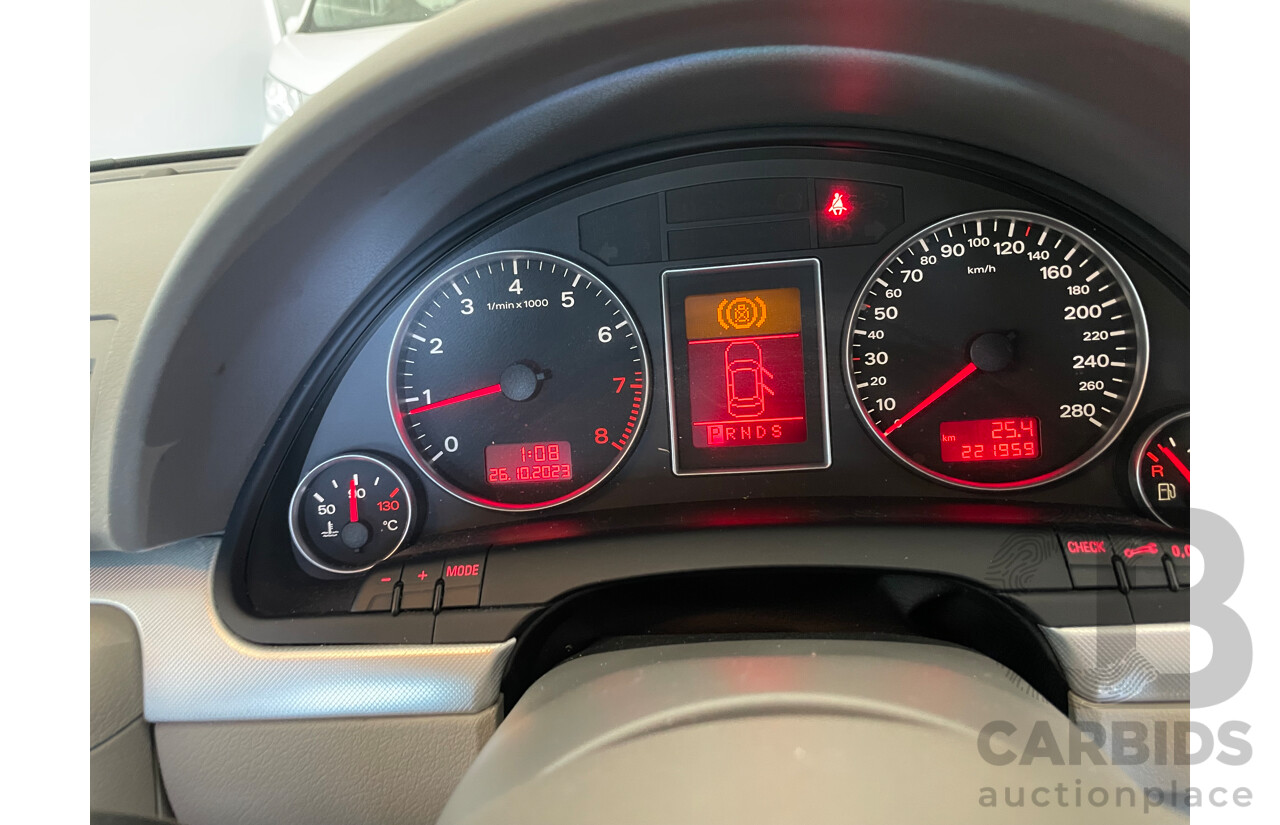 9/2006 Audi A4 2.0 TFSI Quattro Avant B7 MY06 UPGRADE 4d Wagon Grey 2.0L