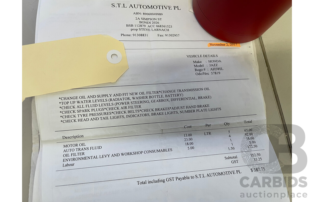 7/2005 Honda Jazz VTi UPGRADE 5d Hatchback White 1.5L