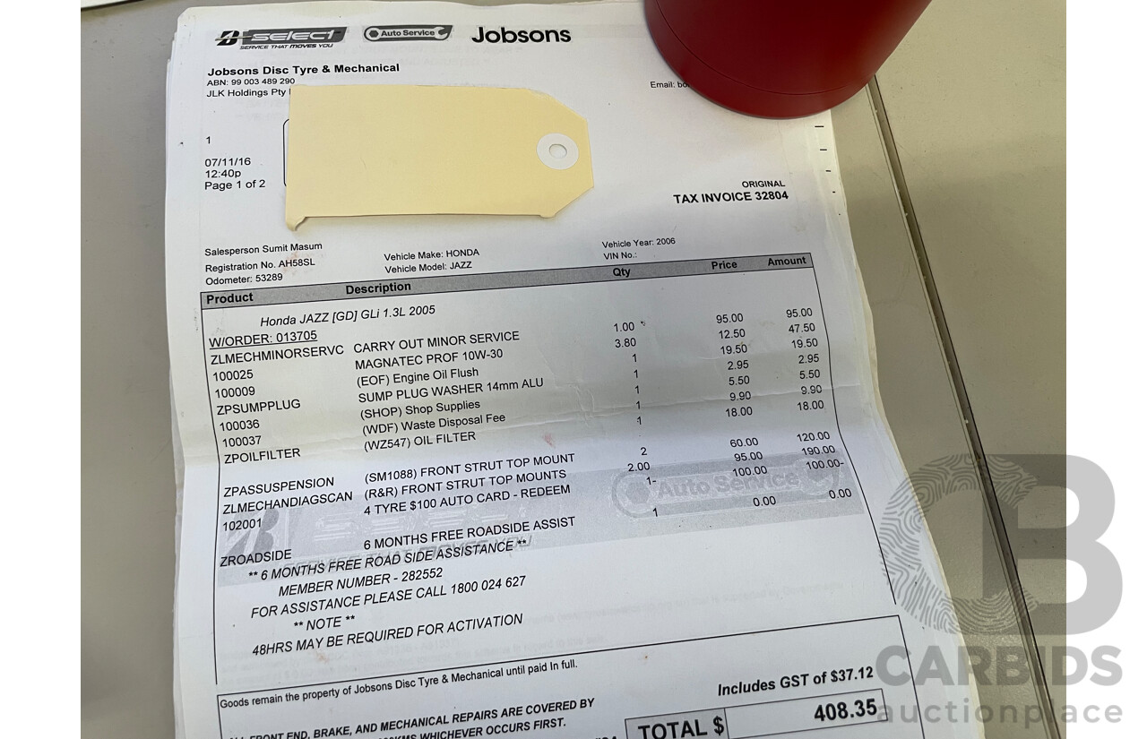 7/2005 Honda Jazz VTi UPGRADE 5d Hatchback White 1.5L