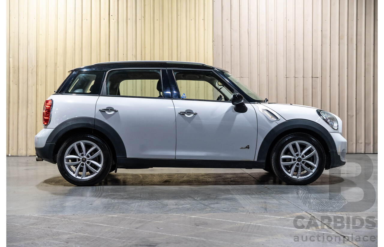 1/2012 Mini Cooper D Countryman ALL4 (AWD) R60 MY12 4d Wagon White Turbo Diesel 2.0L