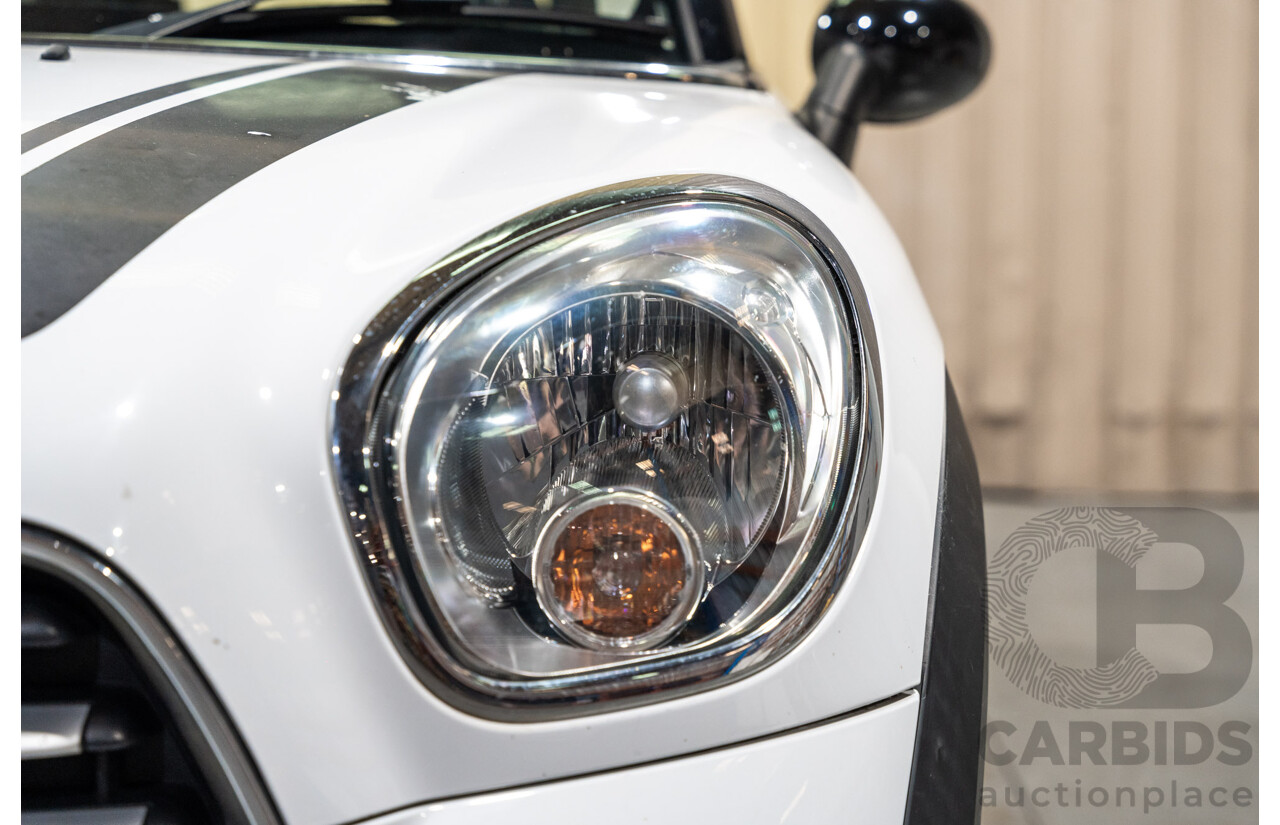1/2012 Mini Cooper D Countryman ALL4 (AWD) R60 MY12 4d Wagon White Turbo Diesel 2.0L