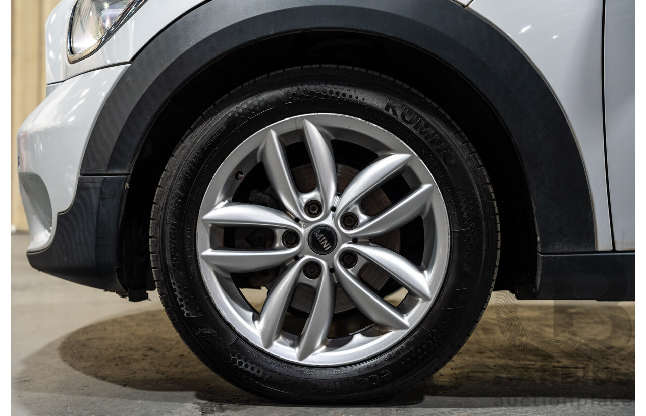 1/2012 Mini Cooper D Countryman ALL4 (AWD) R60 MY12 4d Wagon White Turbo Diesel 2.0L