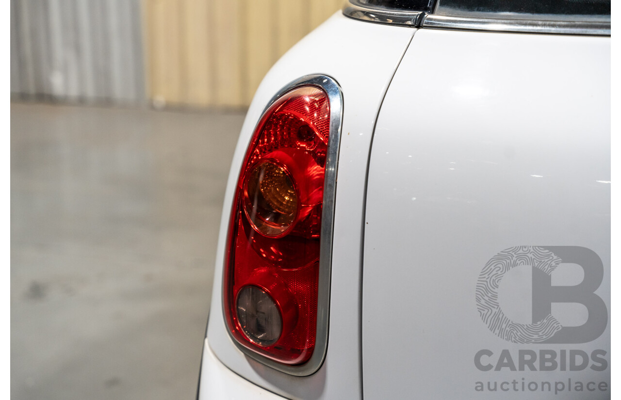 1/2012 Mini Cooper D Countryman ALL4 (AWD) R60 MY12 4d Wagon White Turbo Diesel 2.0L