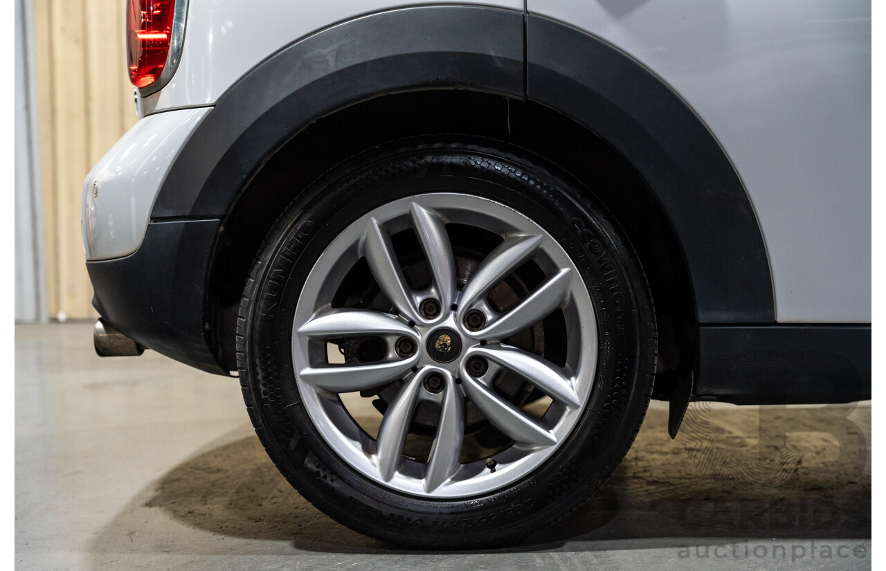 1/2012 Mini Cooper D Countryman ALL4 (AWD) R60 MY12 4d Wagon White Turbo Diesel 2.0L