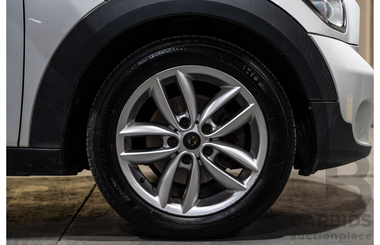 1/2012 Mini Cooper D Countryman ALL4 (AWD) R60 MY12 4d Wagon White Turbo Diesel 2.0L