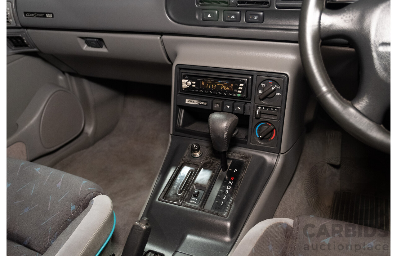 6/1996 Holden HSV Clubsport VS 185i Build No.1094 4d Sedan Black V8 5.0L