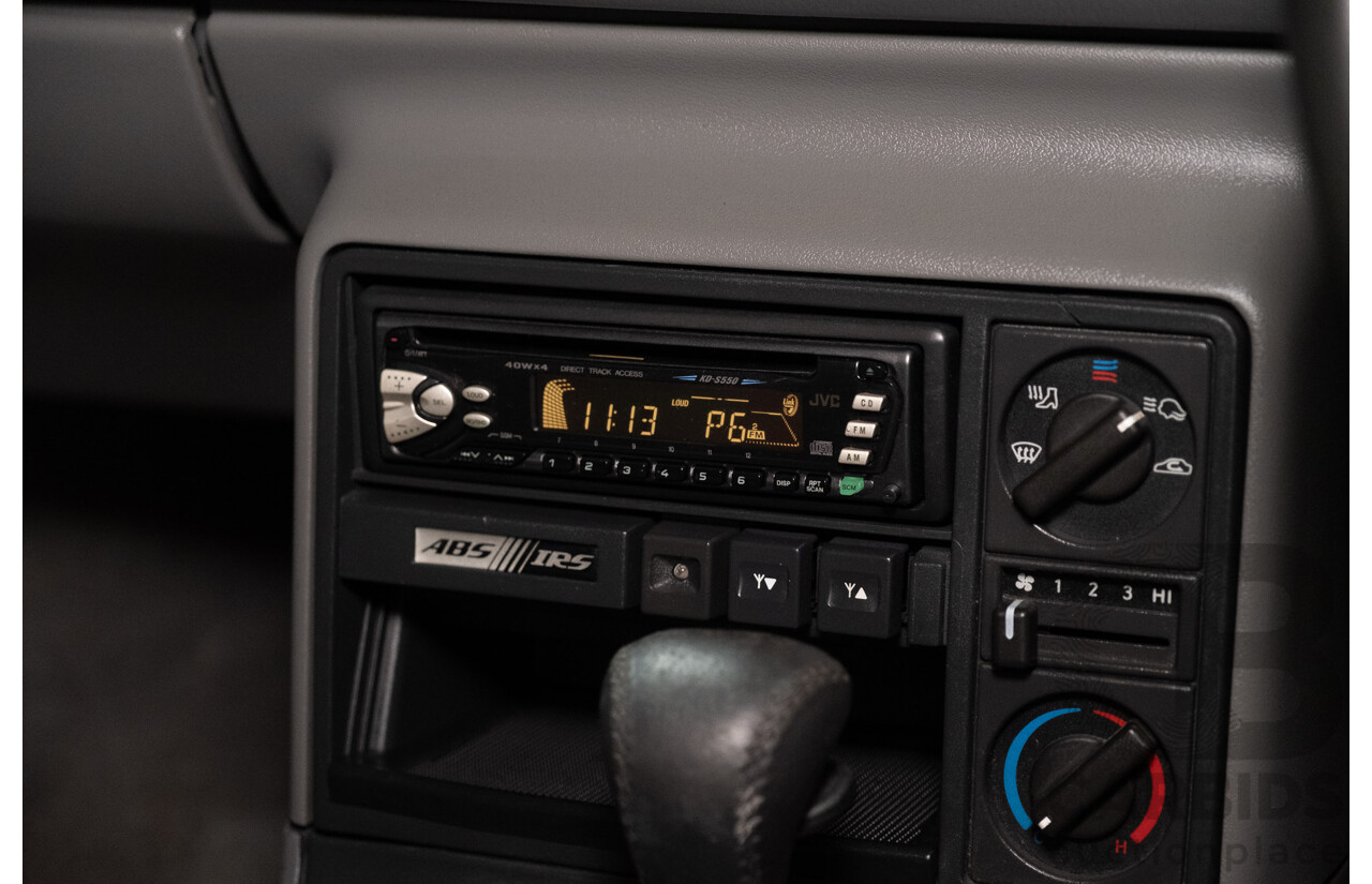 6/1996 Holden HSV Clubsport VS 185i Build No.1094 4d Sedan Black V8 5.0L