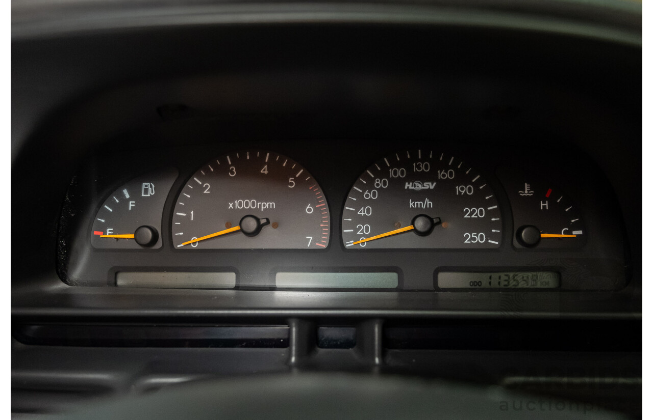 6/1996 Holden HSV Clubsport VS 185i Build No.1094 4d Sedan Black V8 5.0L