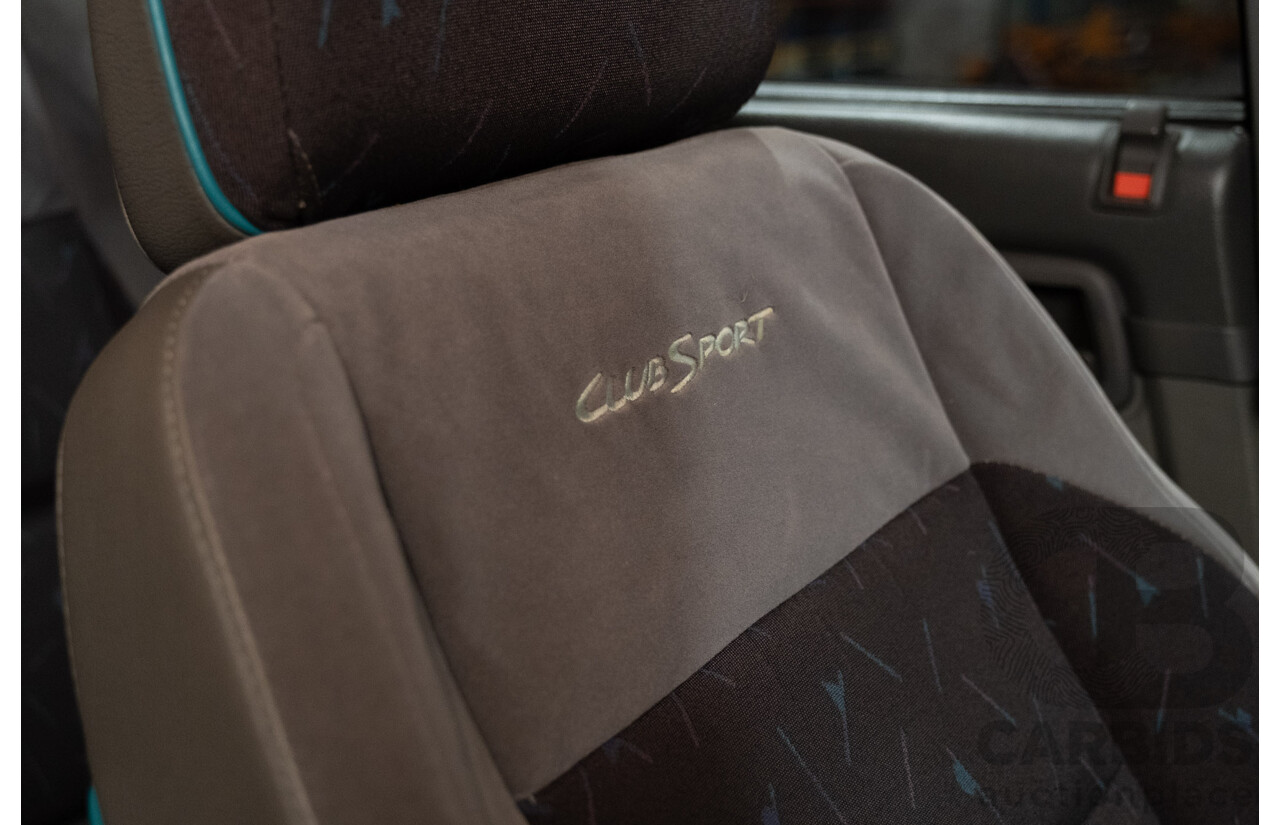 6/1996 Holden HSV Clubsport VS 185i Build No.1094 4d Sedan Black V8 5.0L