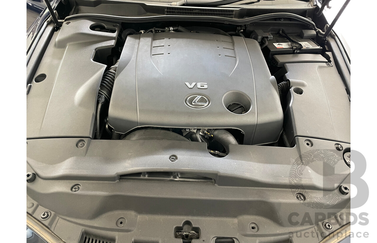 6/2006 Lexus IS250 Prestige GSE20R 4d Sedan Blue 2.5L