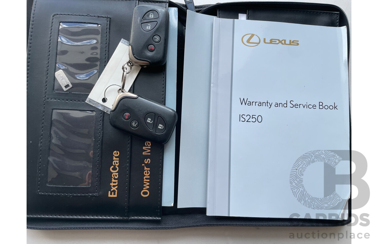 6/2006 Lexus IS250 Prestige GSE20R 4d Sedan Blue 2.5L