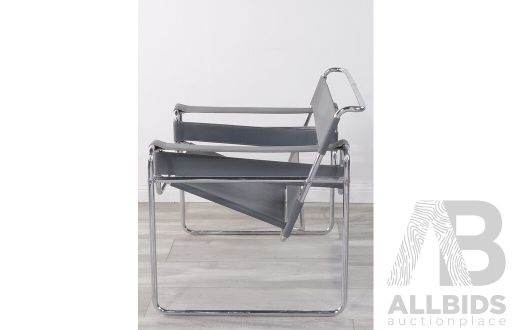 A Replica Wassily Chair by Marcel Breuer