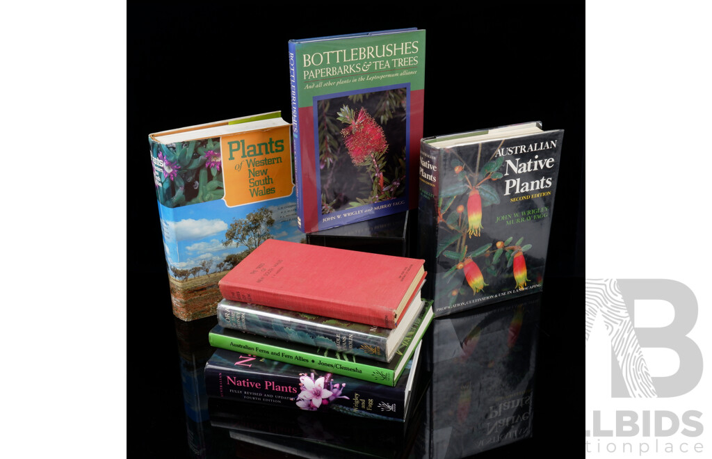 Collection Seven Books of Australian Botanical Interest, All Hardcovers