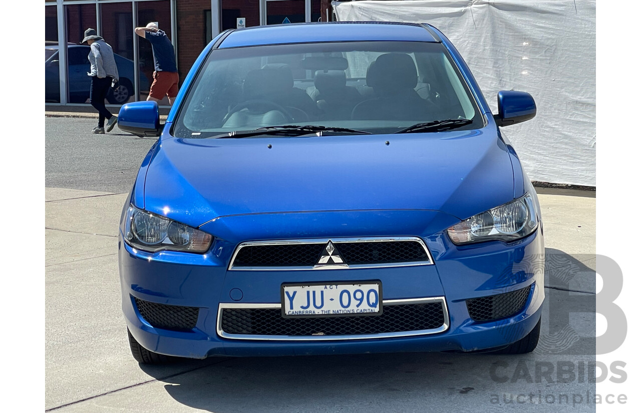 12/2013 Mitsubishi Lancer LX CJ MY13 4d Sedan Blue 2.0L