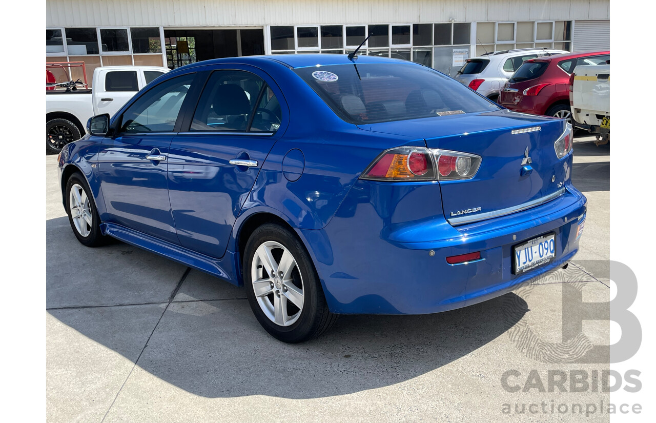 12/2013 Mitsubishi Lancer LX CJ MY13 4d Sedan Blue 2.0L