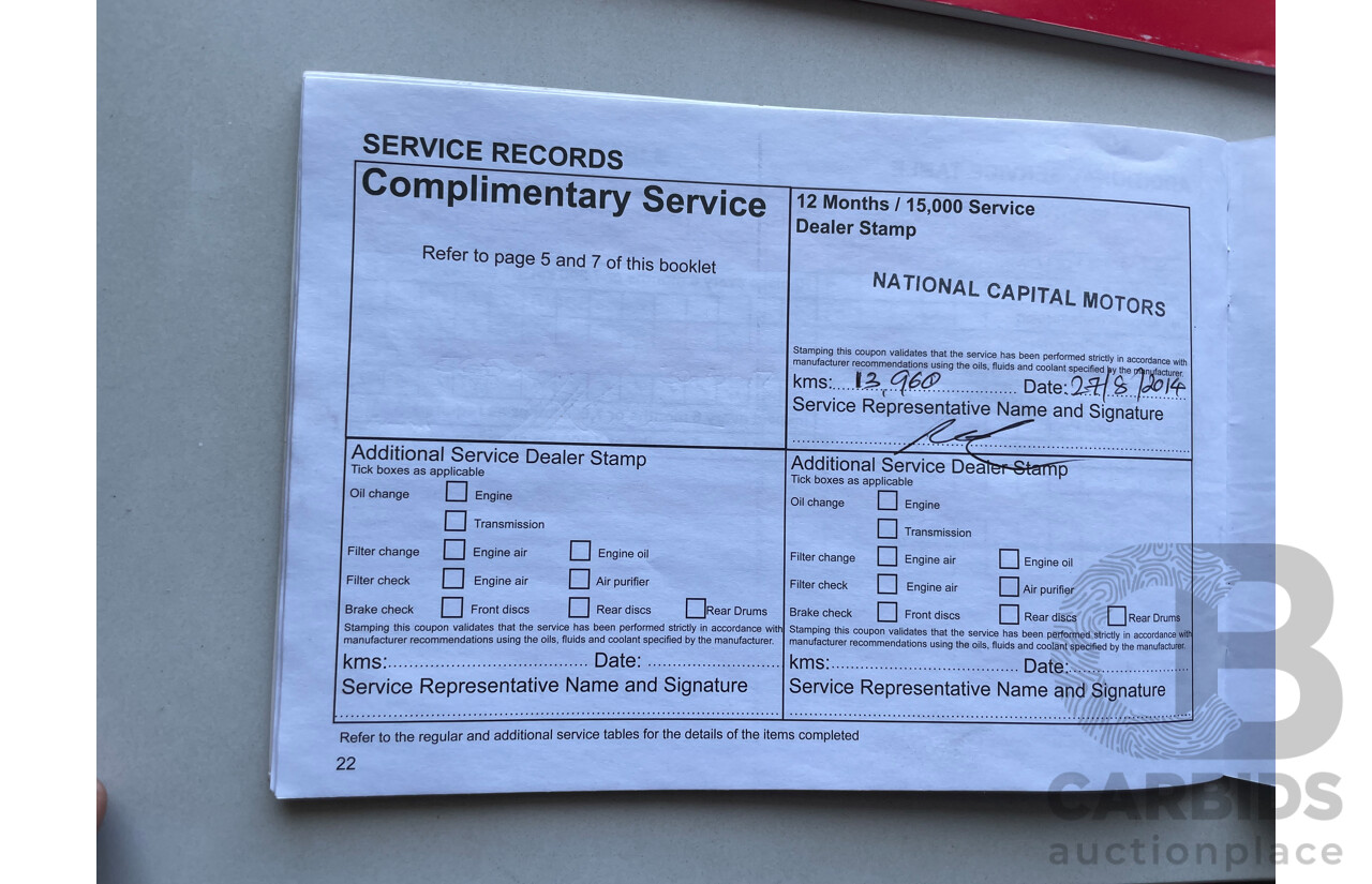 12/2013 Mitsubishi Lancer LX CJ MY13 4d Sedan Blue 2.0L