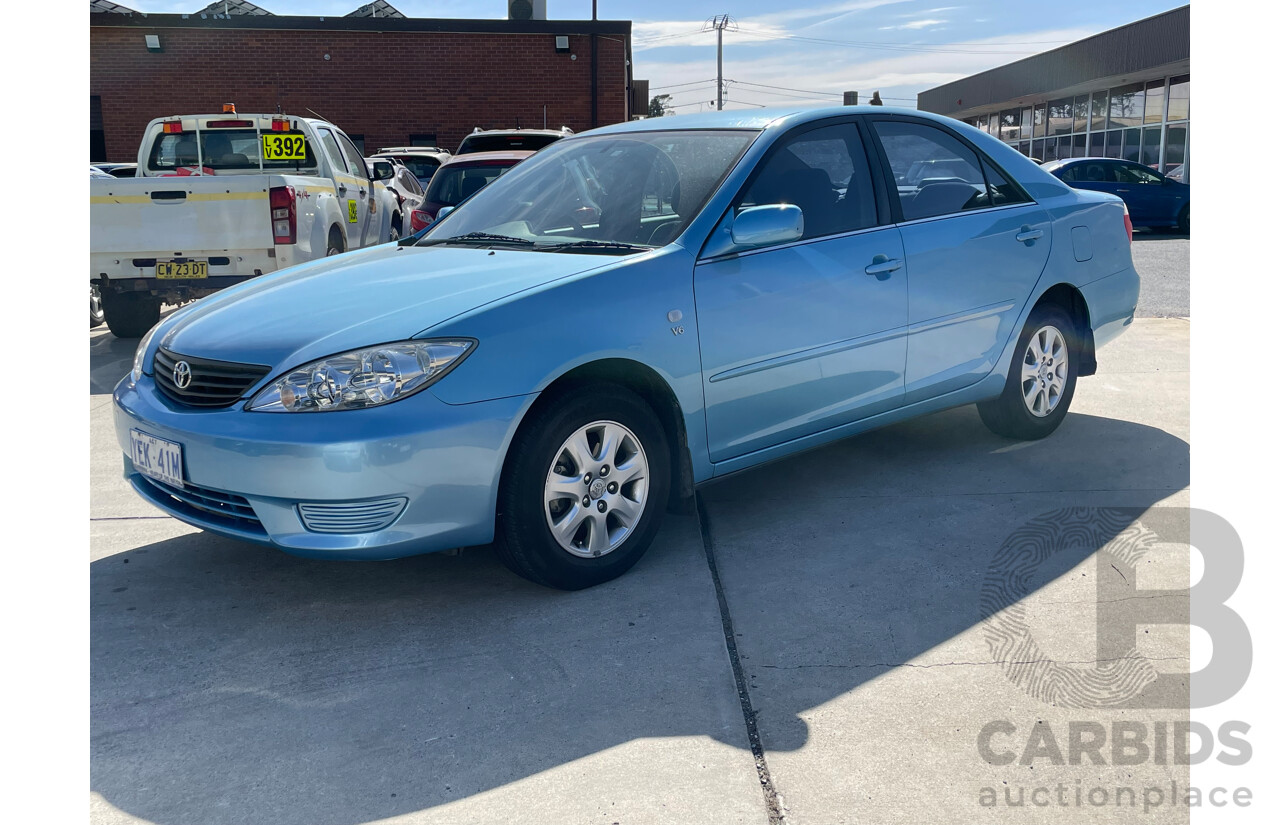 2/2006 Toyota Camry Altise Limited MCV36R 06 UPGRADE 4d Sedan Blue 3.0L