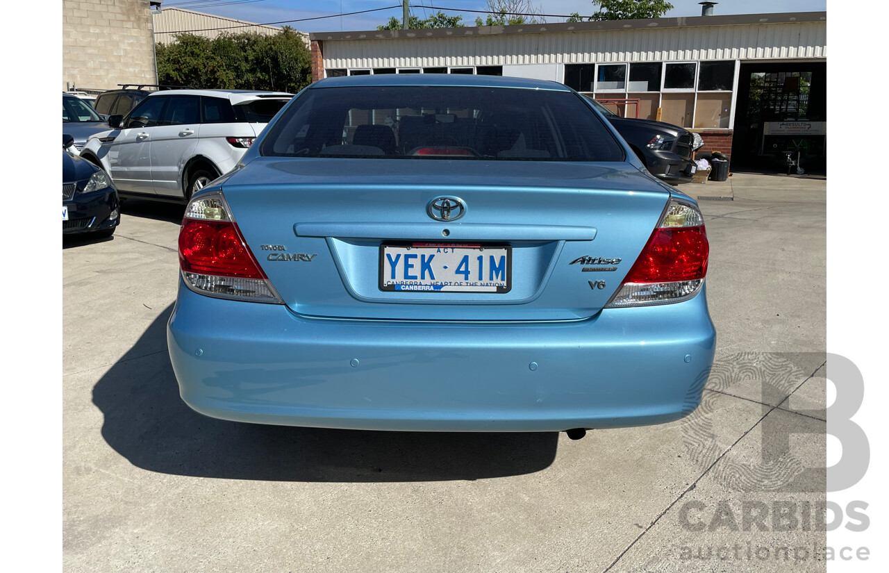 2/2006 Toyota Camry Altise Limited MCV36R 06 UPGRADE 4d Sedan Blue 3.0L