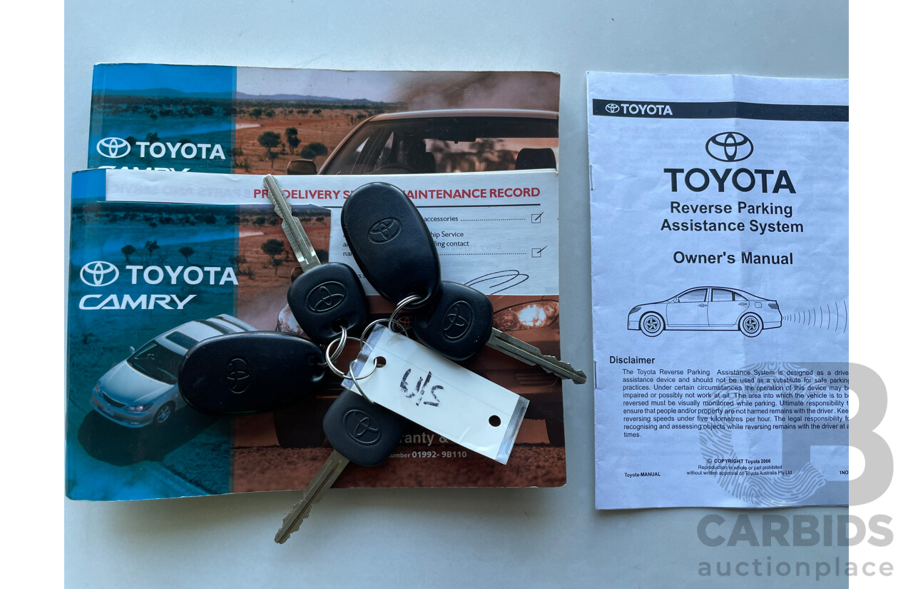 2/2006 Toyota Camry Altise Limited MCV36R 06 UPGRADE 4d Sedan Blue 3.0L