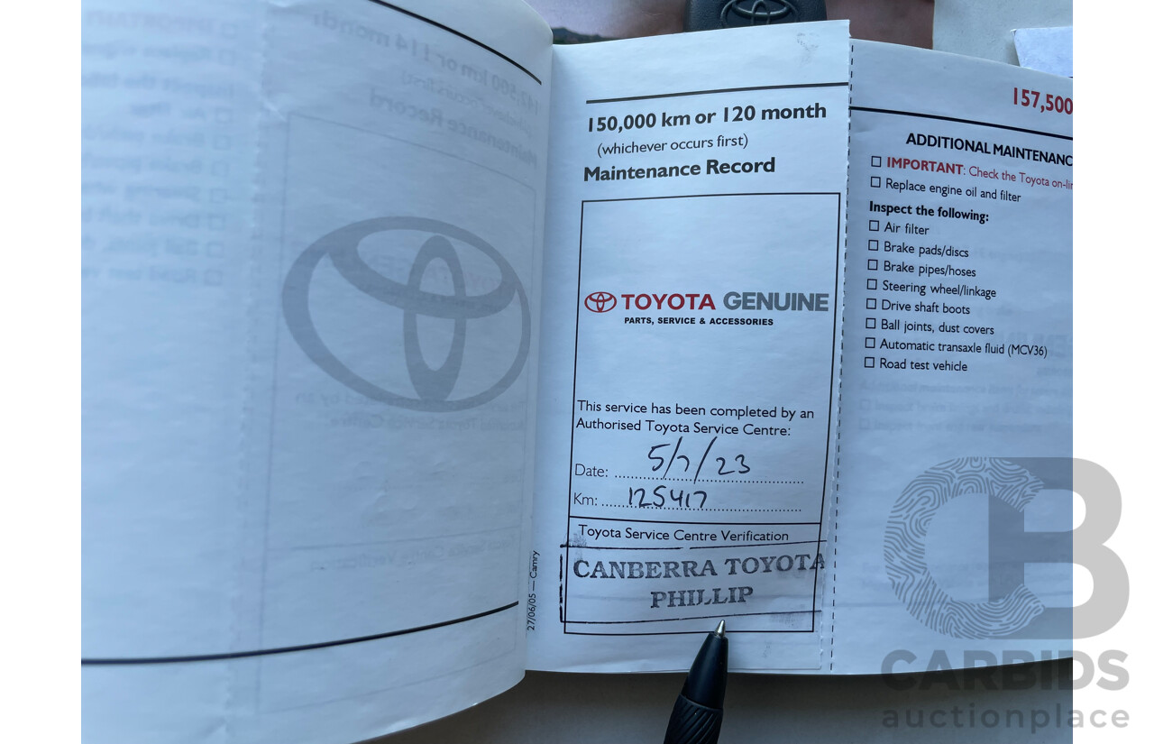 2/2006 Toyota Camry Altise Limited MCV36R 06 UPGRADE 4d Sedan Blue 3.0L
