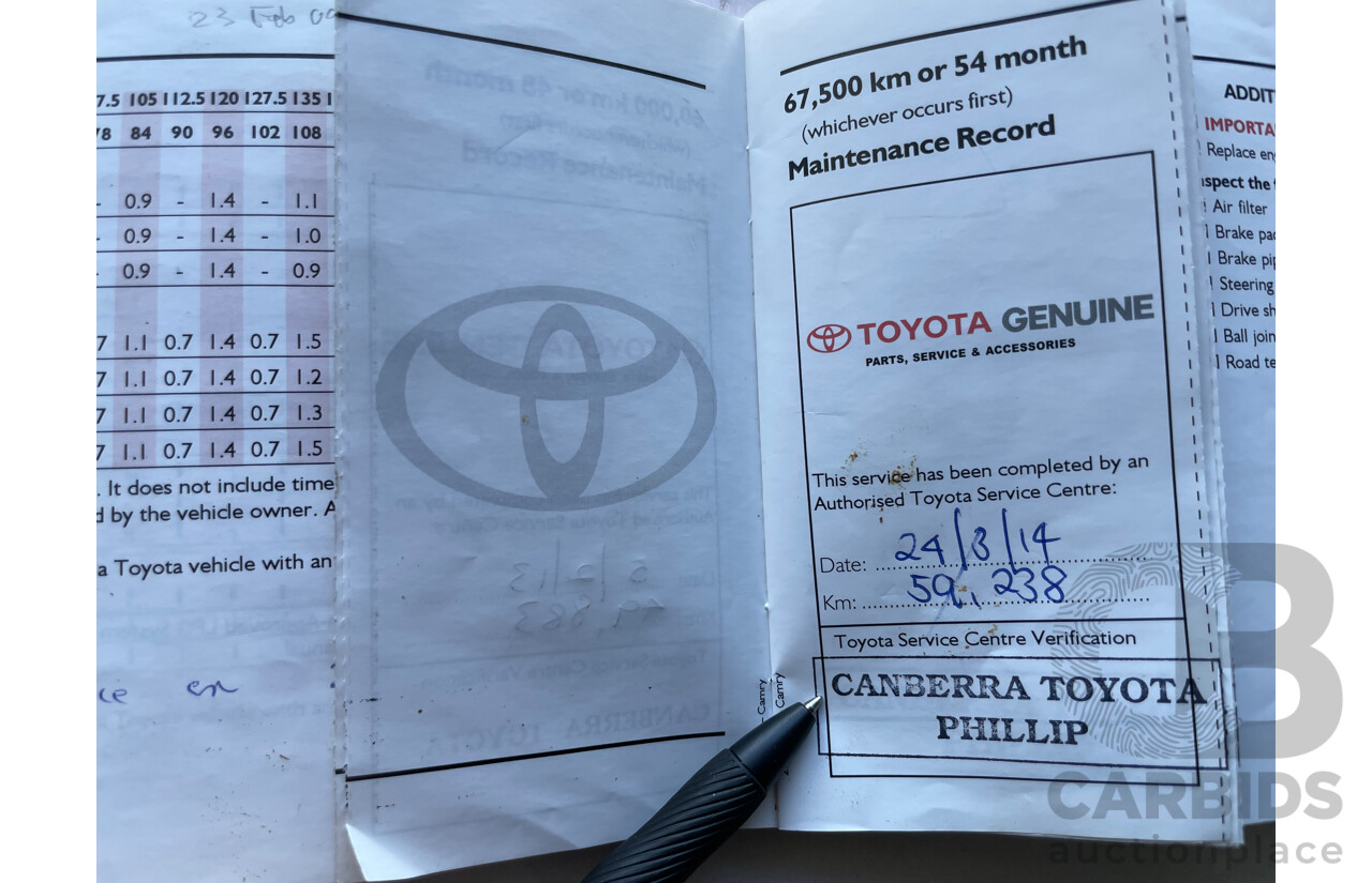 2/2006 Toyota Camry Altise Limited MCV36R 06 UPGRADE 4d Sedan Blue 3.0L